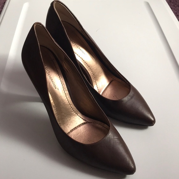BCBGEneration Brown Heel Cielo Pump - Picture 2 of 6
